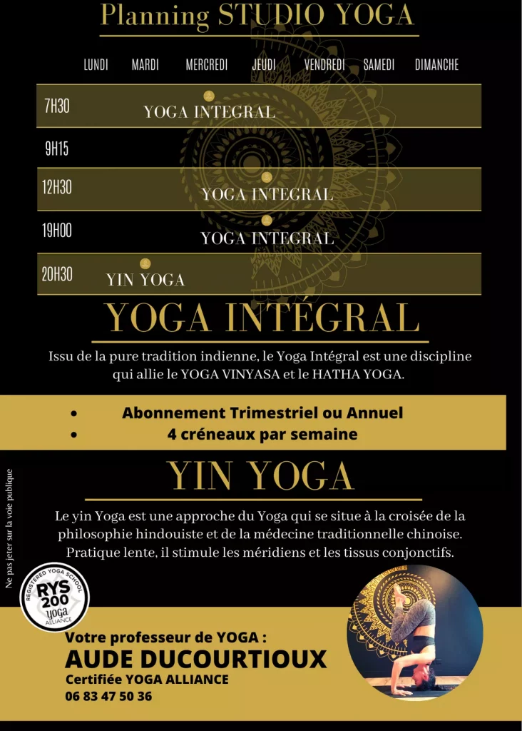 planning studio yoga
