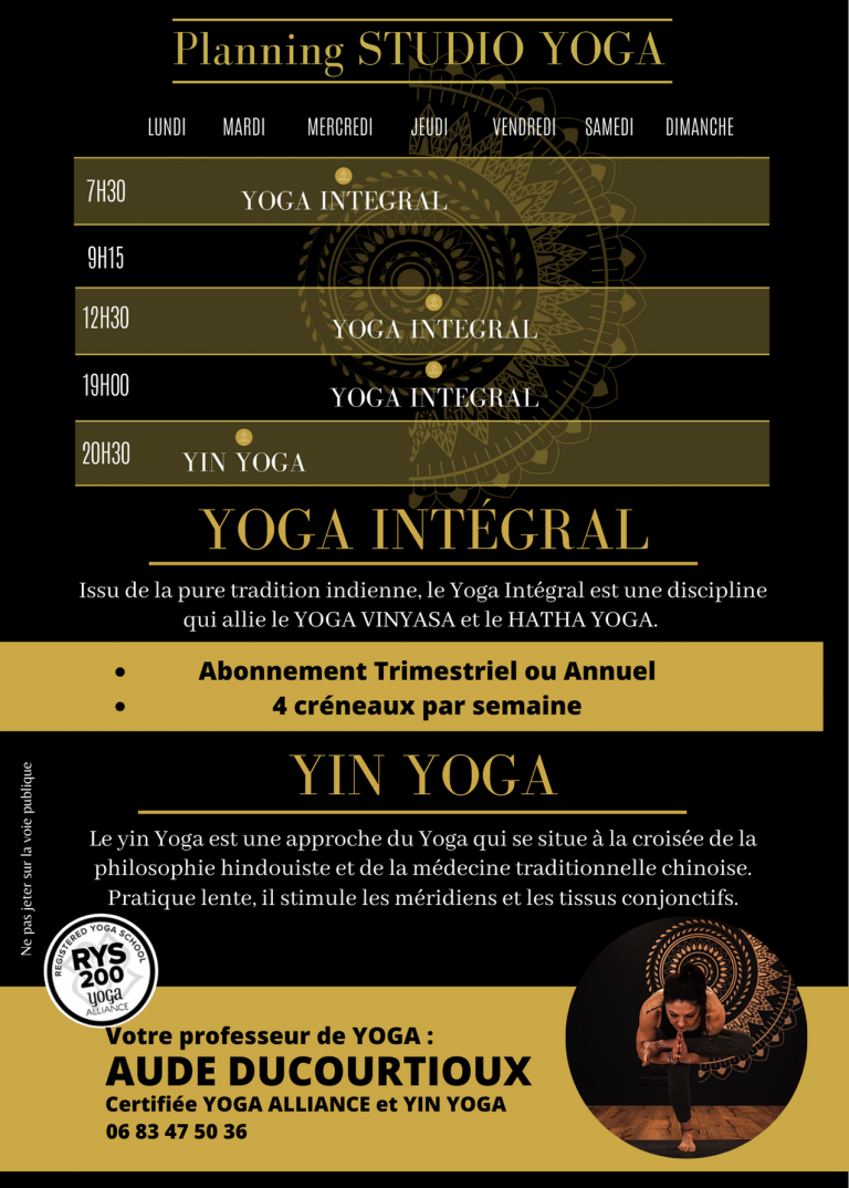 planning yoga espace form cholet